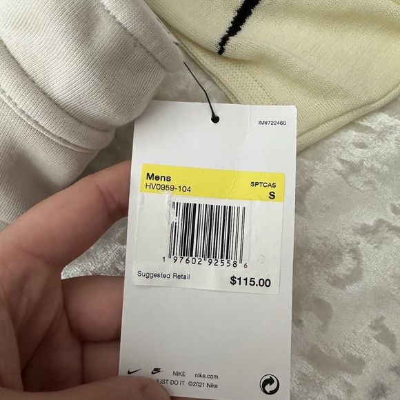 Nike Tech Fleece Sportswear Joggers Light Orewood Sweatpants HV0959-104 Sz S NEW - Picture 4 of 4